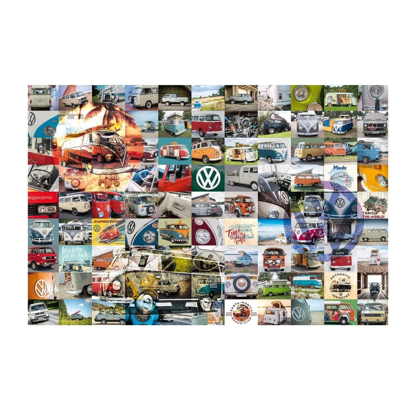 99 VW Campervan Moments Jigsaw Puzzle - 3000 Pieces