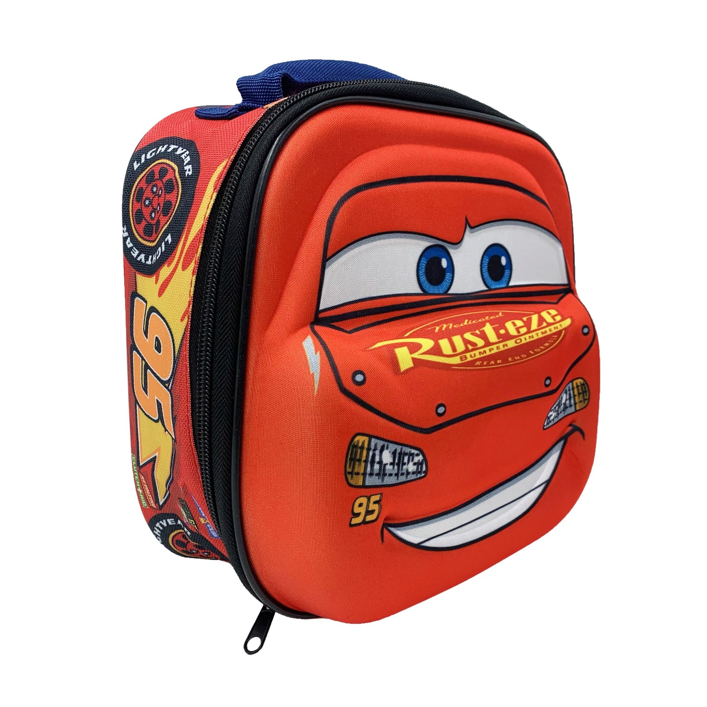 3D Cars Lunch Bag with Bottle