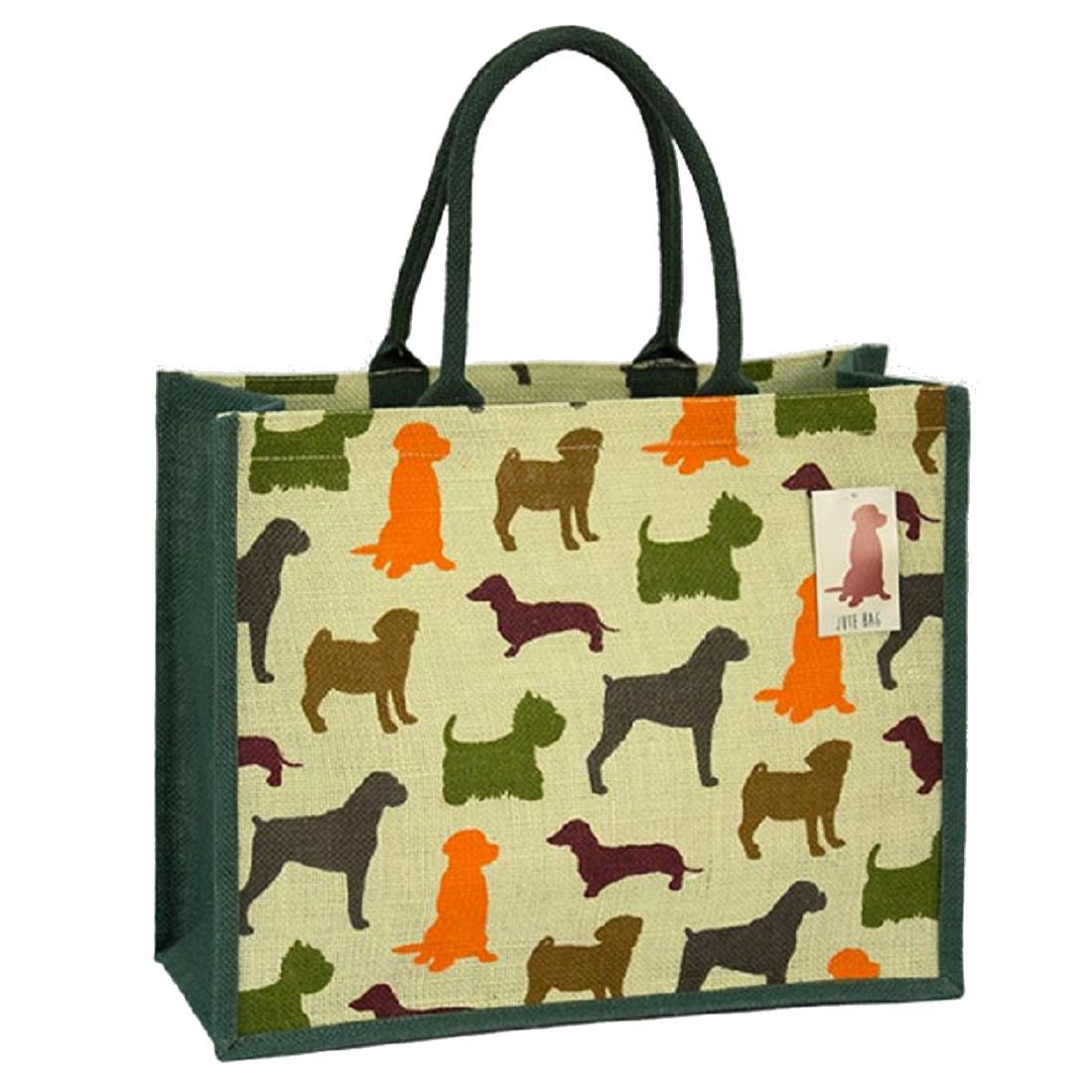 Box Shaped Jute Shopping Bag