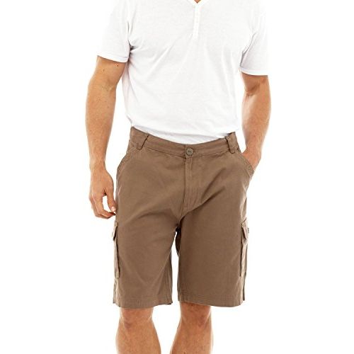 Mens Plain Cargo Shorts ~ M-2XL