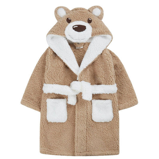 Childrens Teddy Bear Design Dressing Gown ~ 2-6 years