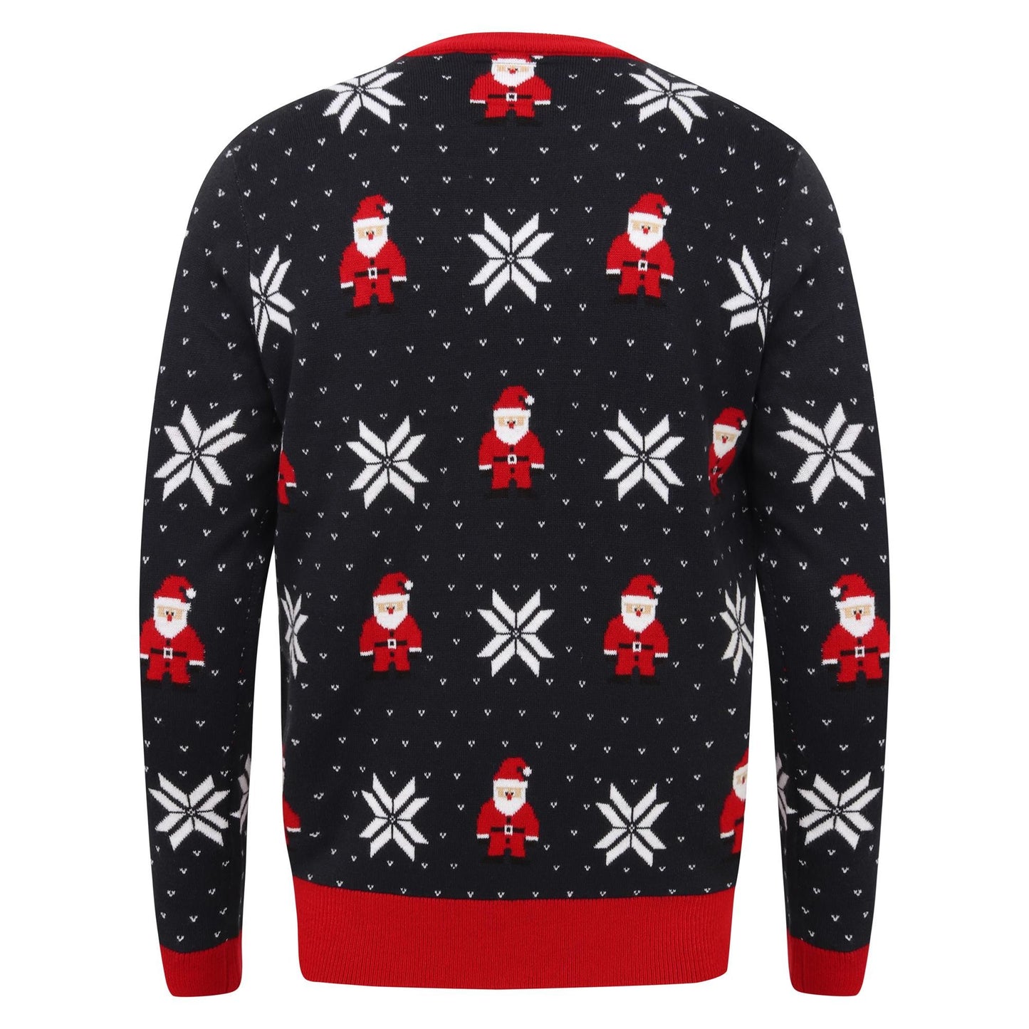 Adults Santa Fairisle Knitted Christmas Jumper