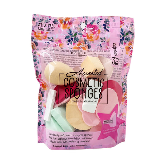 32 Pieces Latex Free Assorted Cosmetic Sponges