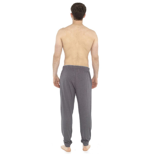 Mens Cuffed Ankle Lounge Pants with Contrast Inner Waistband ~ M-2XL