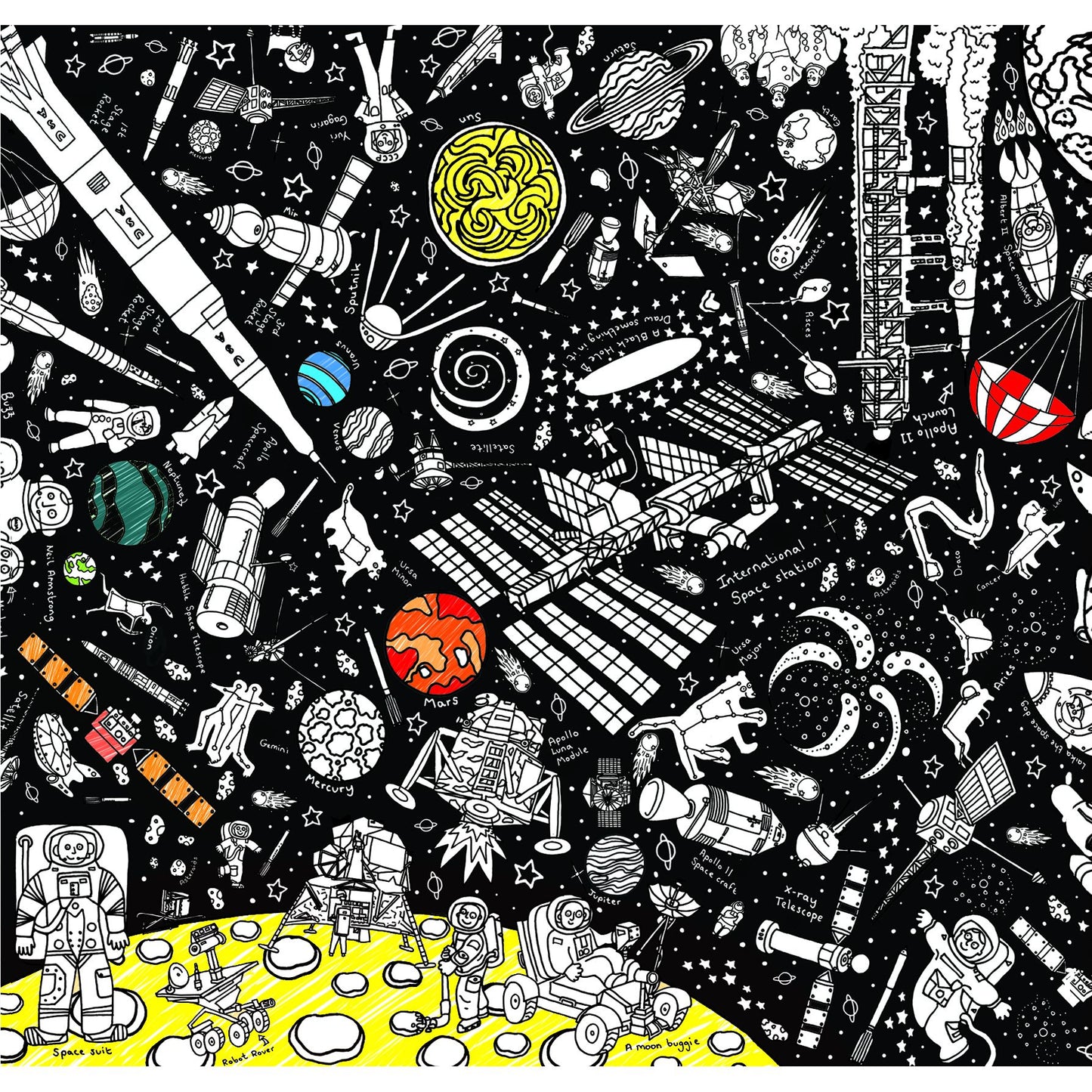 Eggnogg Colour In Giant Poster Tablecloth