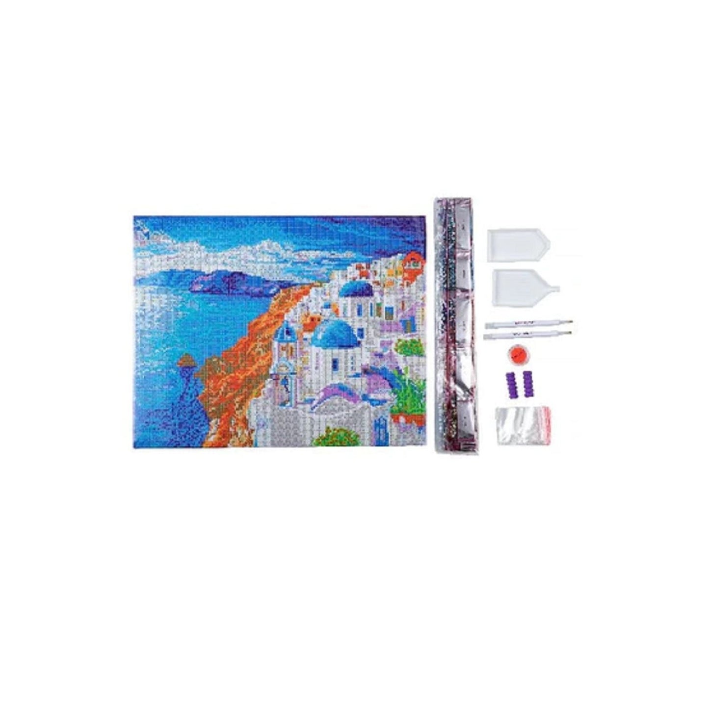 Craft Buddy Full Crystal Mounted Crystal Art Kit 40cm x 50cm - Santoini Horizon