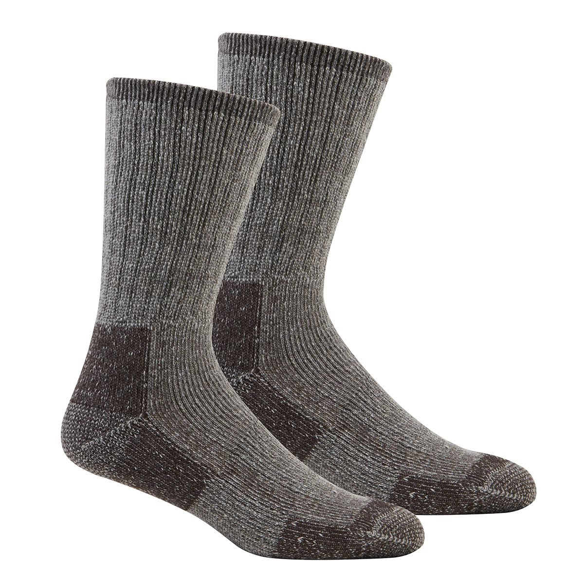 Mens 2 Pack Cushioned Walking Socks