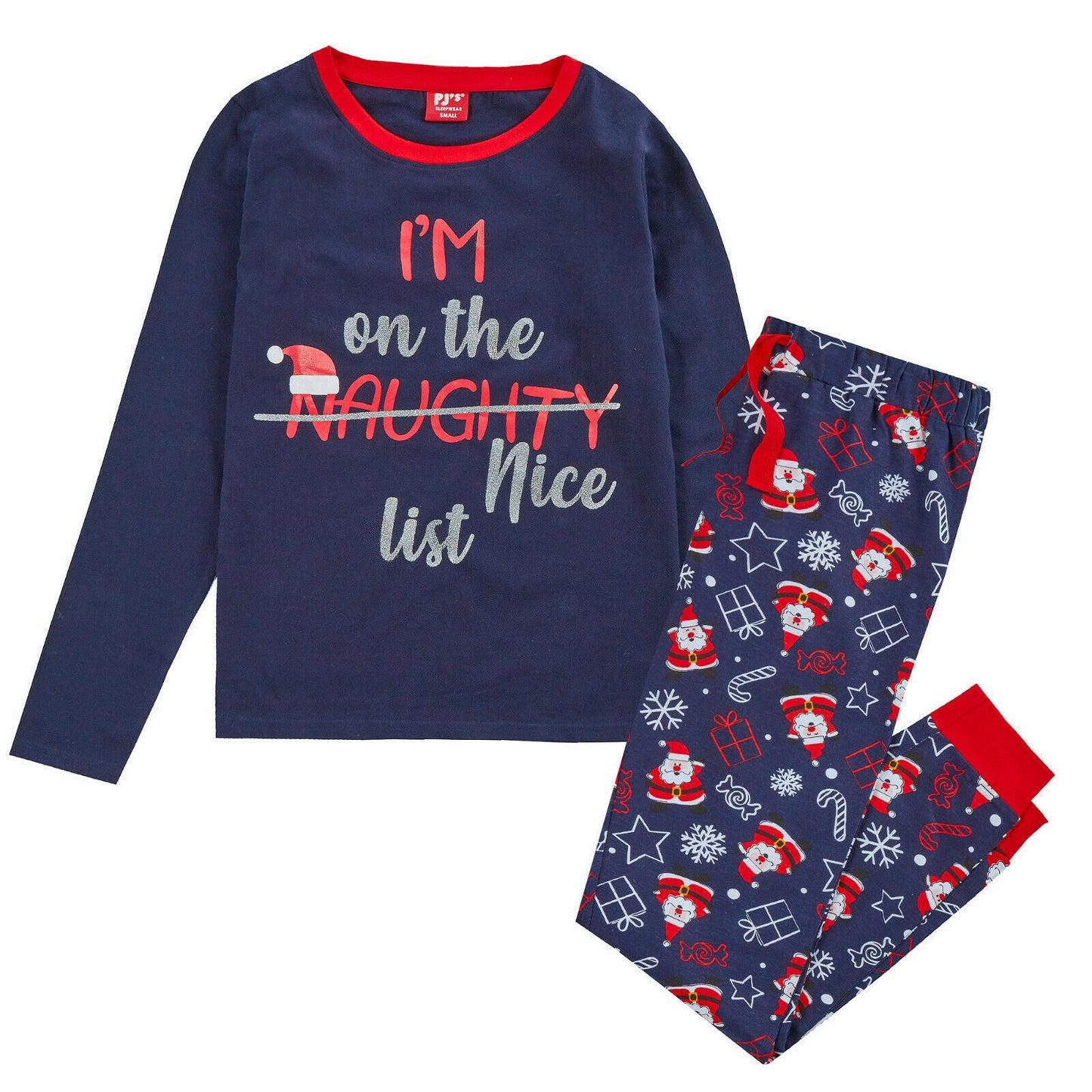 Family Christmas Naughty List Pyjama Set