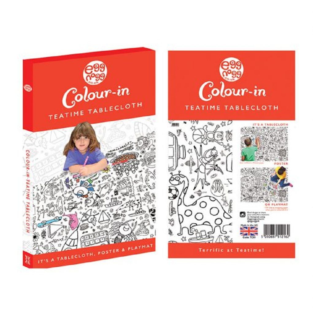 Eggnogg Colour In Giant Tablecloth Poster ~ New Designs