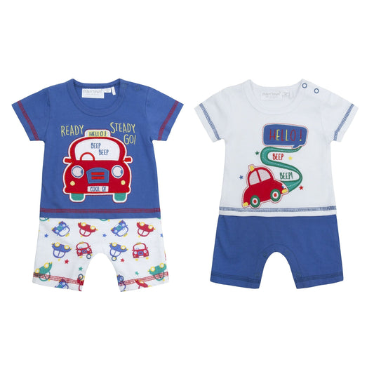 Infant One Piece Car Romper Set ~ Newborn - 12 months