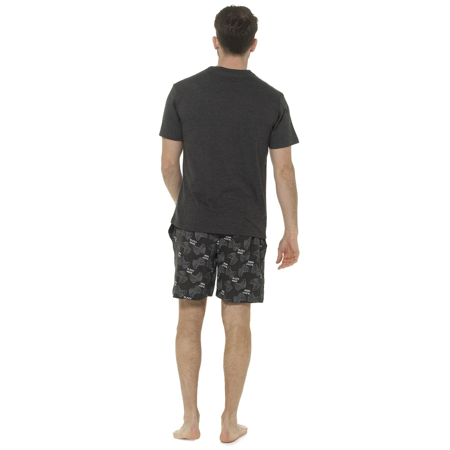 Mens 'Sleep Mode' Gaming Shorts Pyjama Set ~ M-2XL