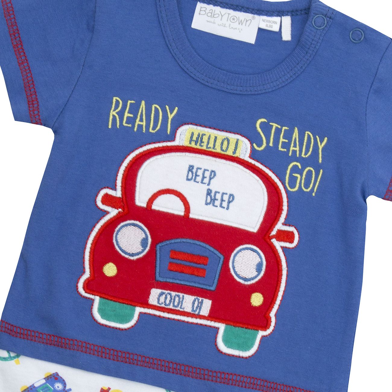 Infant One Piece Car Romper Set ~ Newborn - 12 months