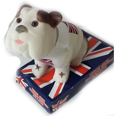 Union Jack Nodding Bulldog