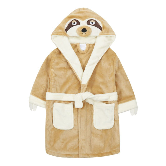Childrens Novelty Sloth Dressing Gown ~ 2-13 years