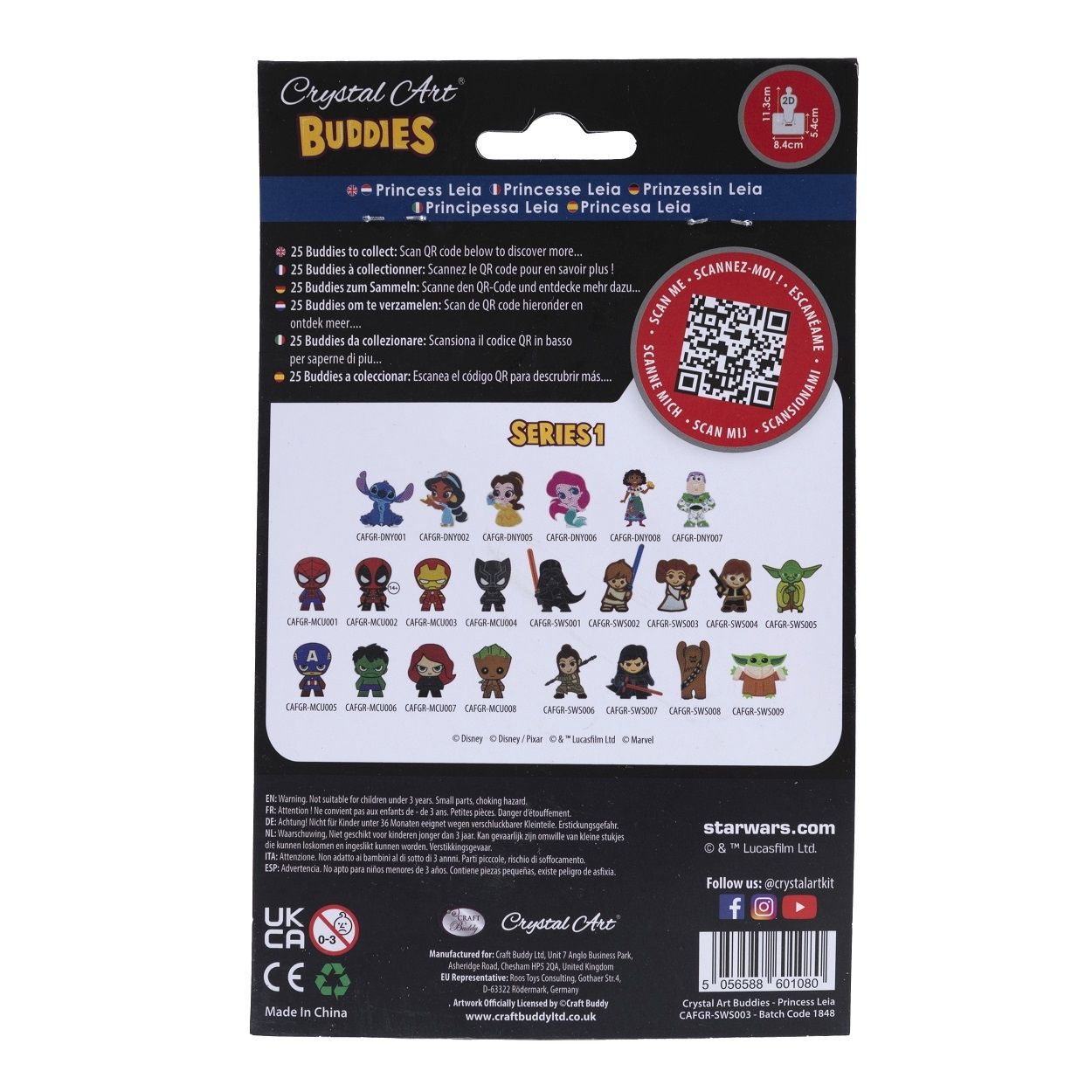 Craft Buddy Crystal Art Buddies Series 1 - Collectable Diamond Painting Figures