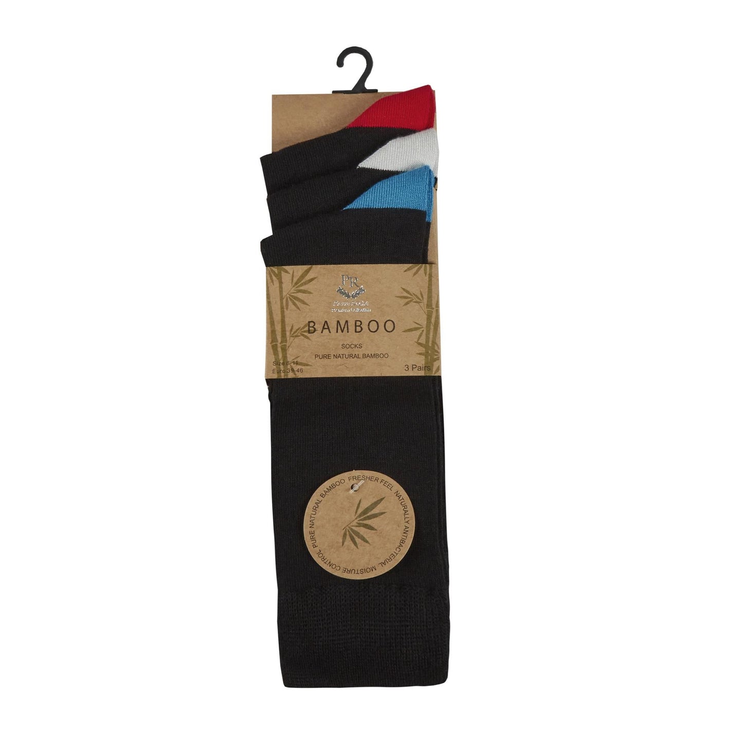 Mens 3 Pack of Bamboo Socks