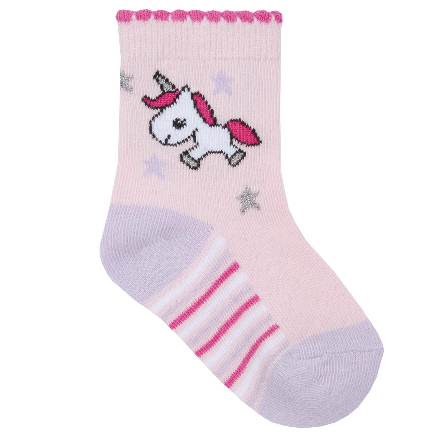 Babies 3 Pk of Unicorn Design Socks