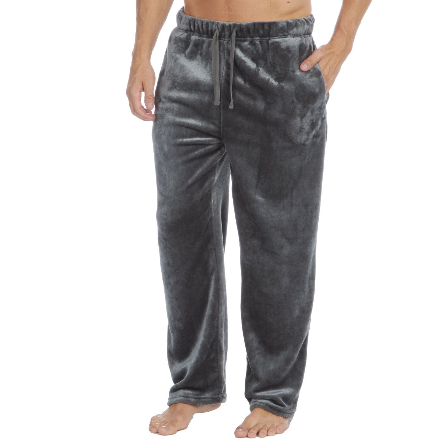 Mens Soft Shimmer Fleece Lounge Pyjama Set