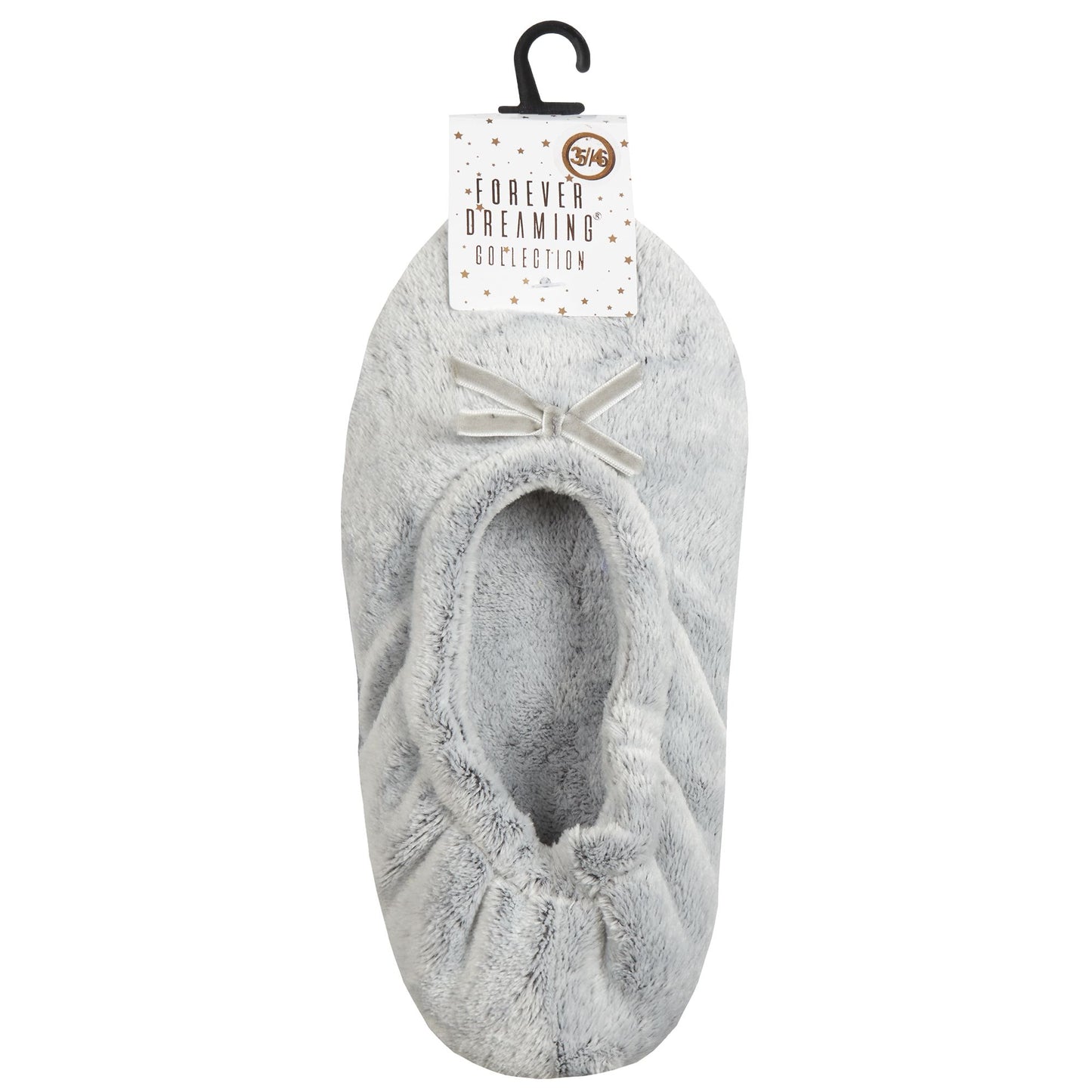 Ladies Bow Front Ballet Slippers