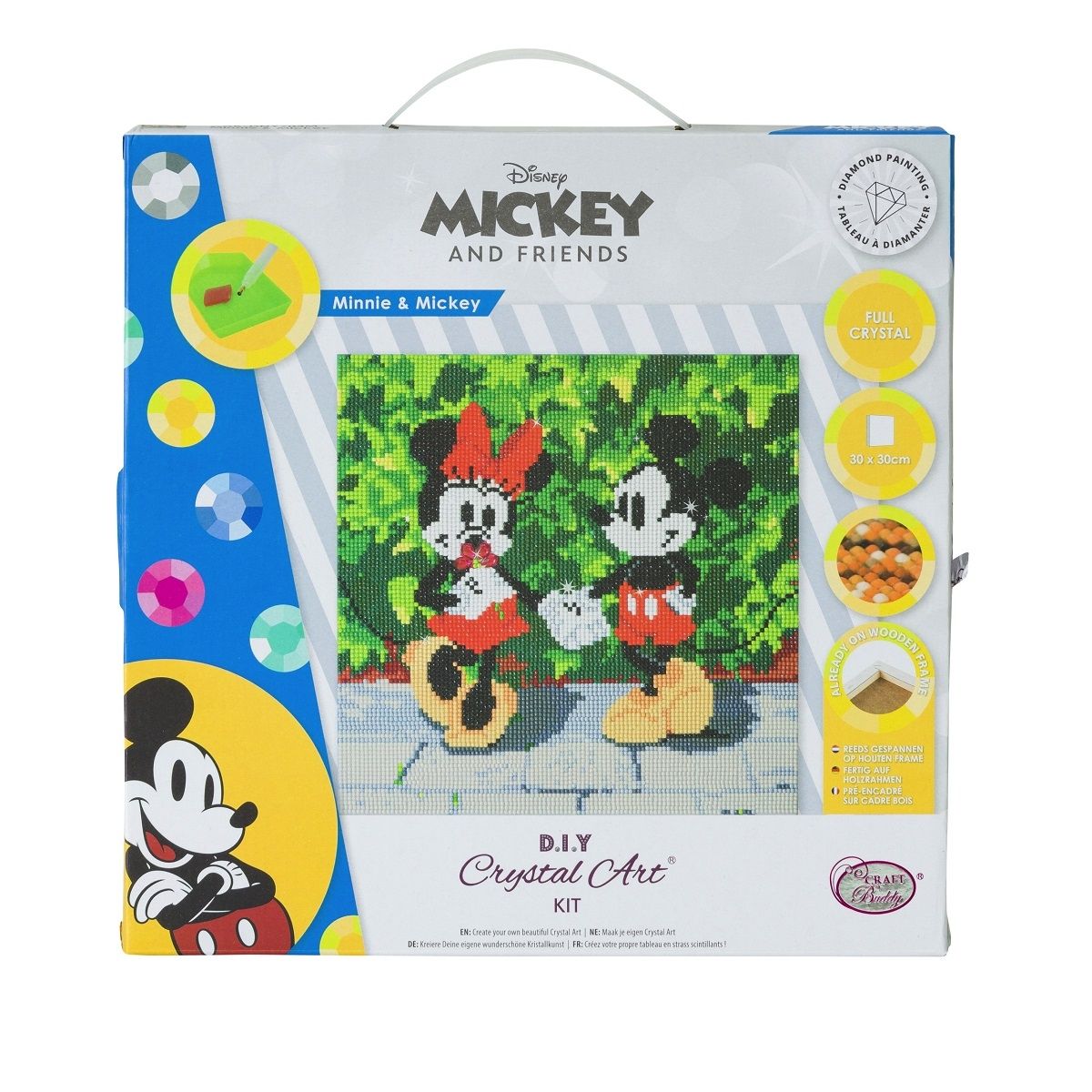 Craft Buddy Mounted Crystal Art Kit ~ Disney Range