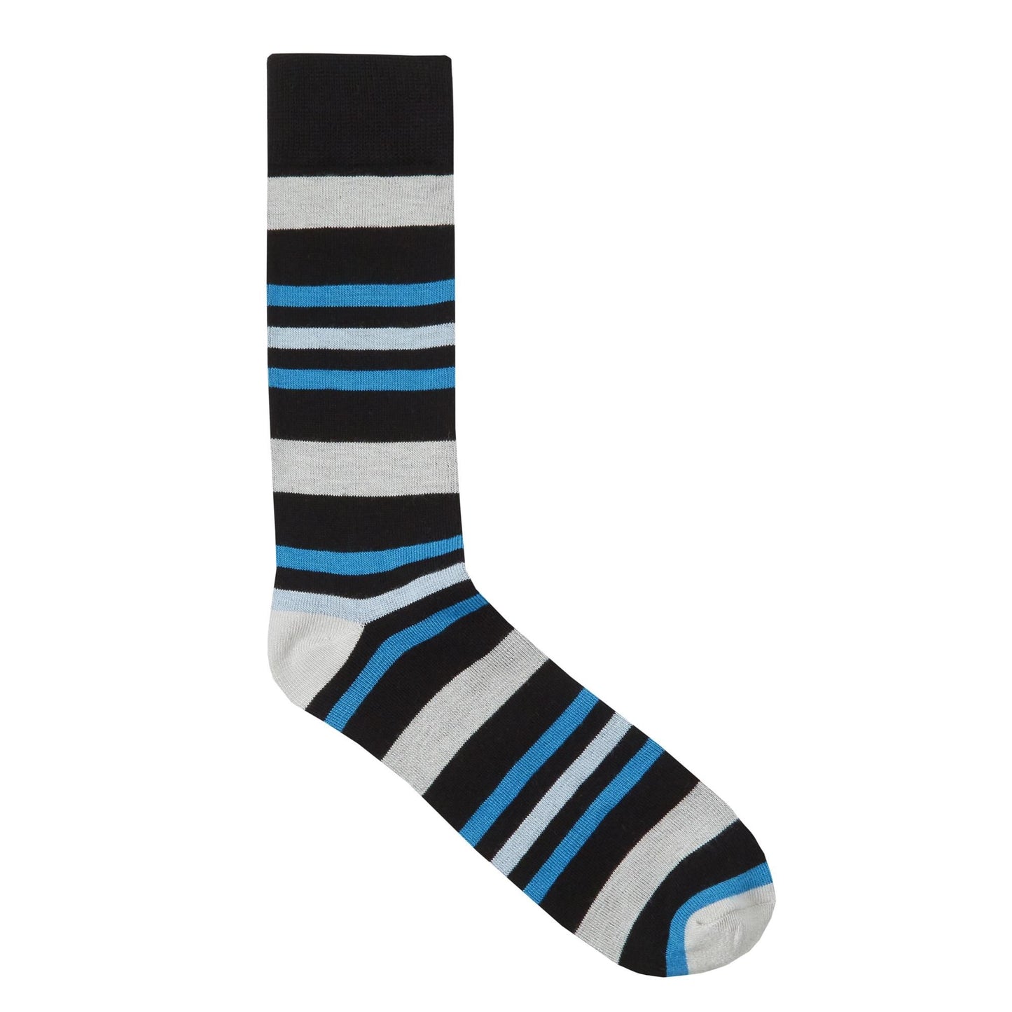 Mens 3 Pack of Striped Bamboo Socks