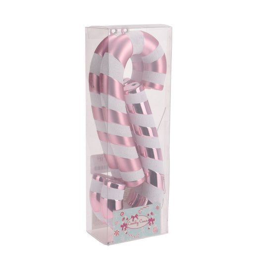 Set of 4 Candy Cane Christmas Tree Decorations