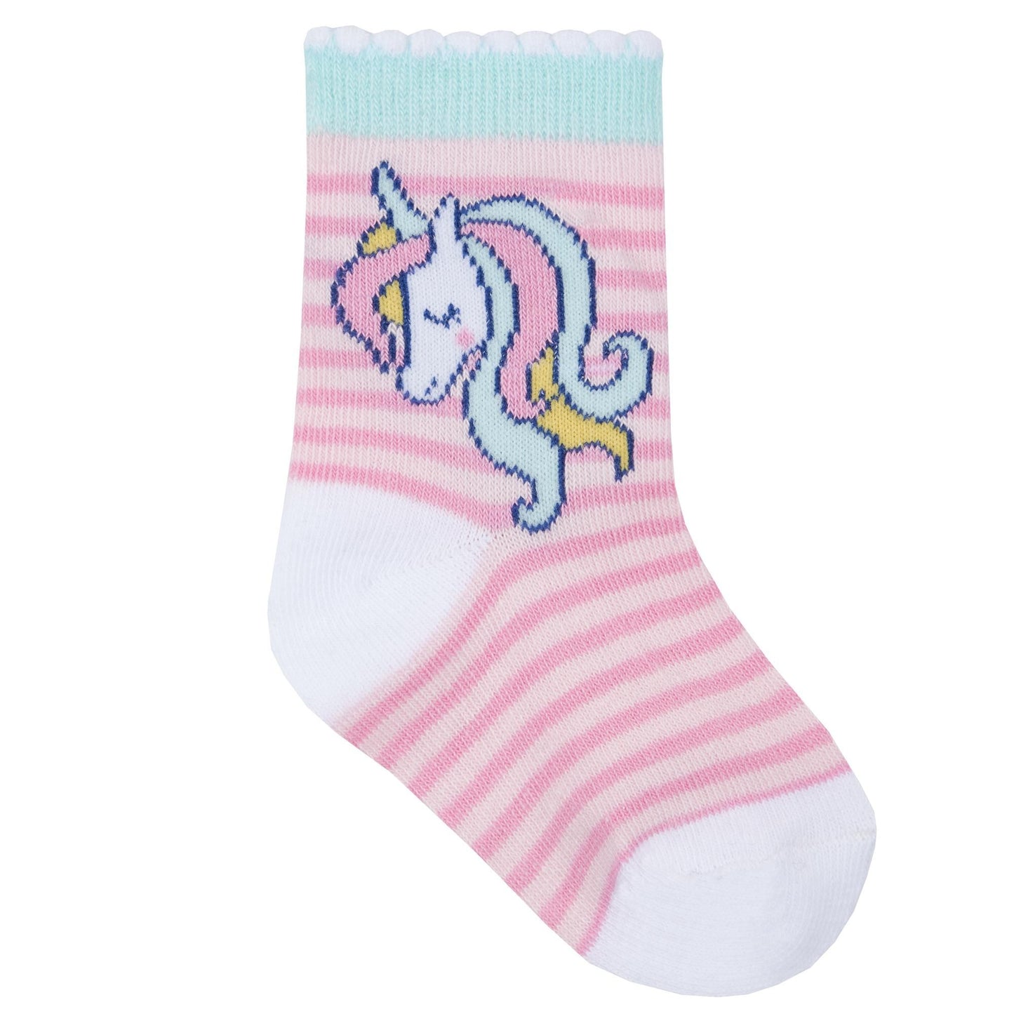Babies 3 Pk of Unicorn Design Socks