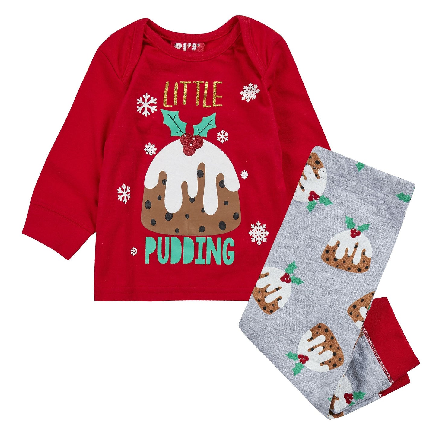 Family Christmas Pudding Pyjama Set