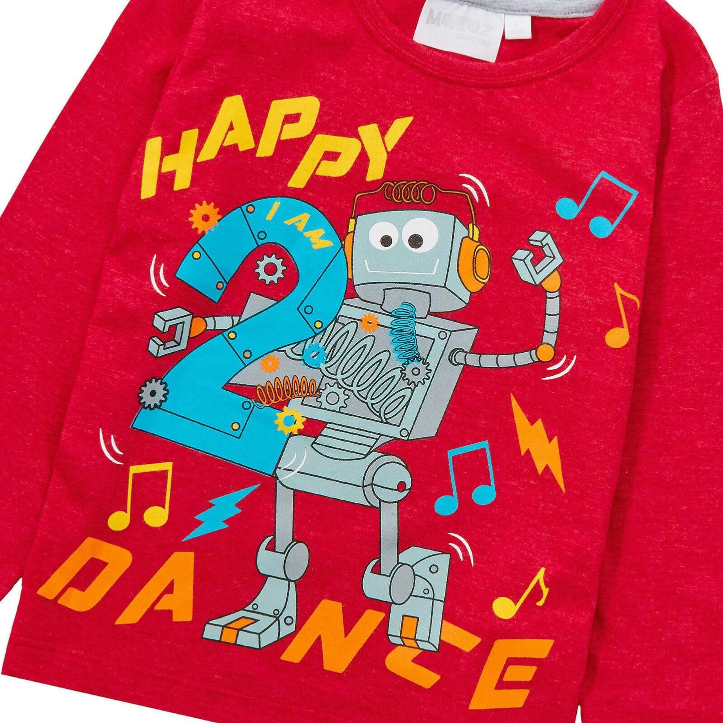 Childrens Birthday Age Design Long Sleeve Top