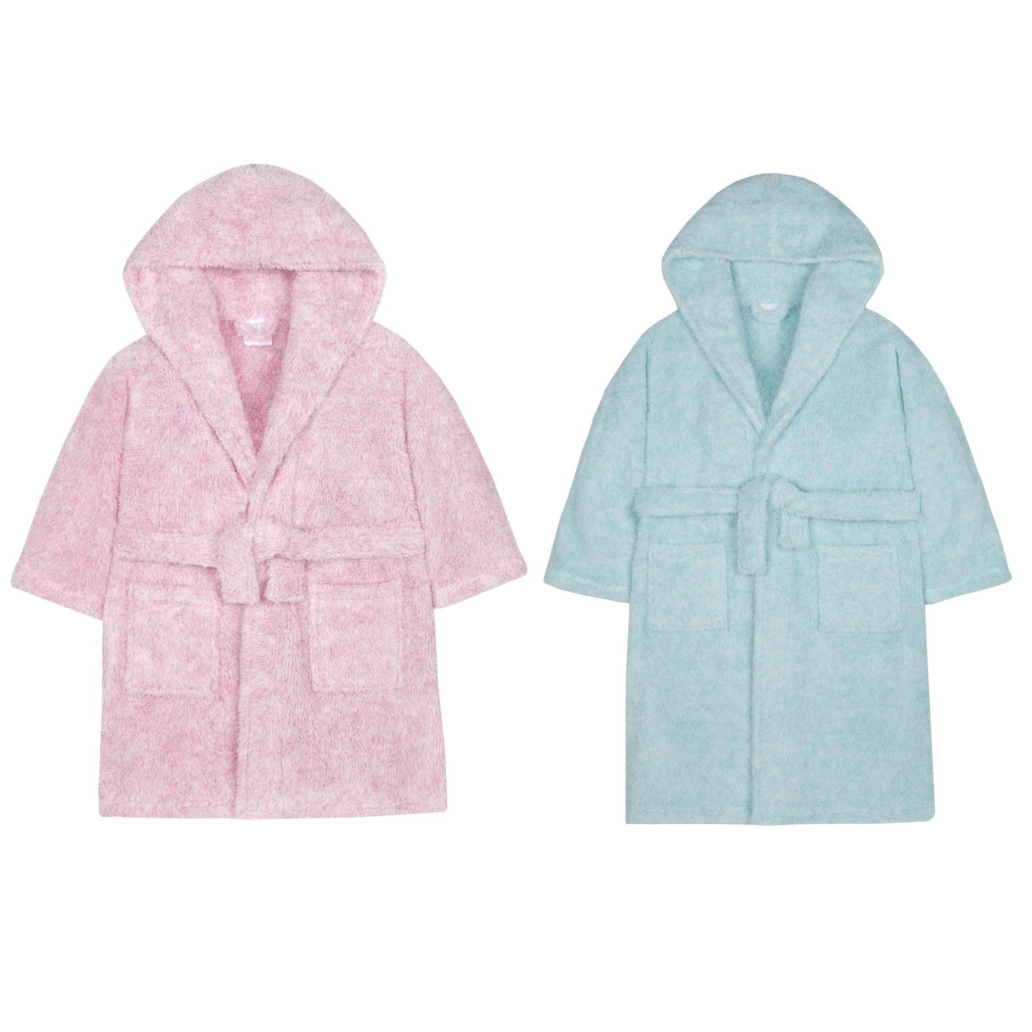 Childrens 2 Tone Snuggle Dressing Gown ~ 2-13 years