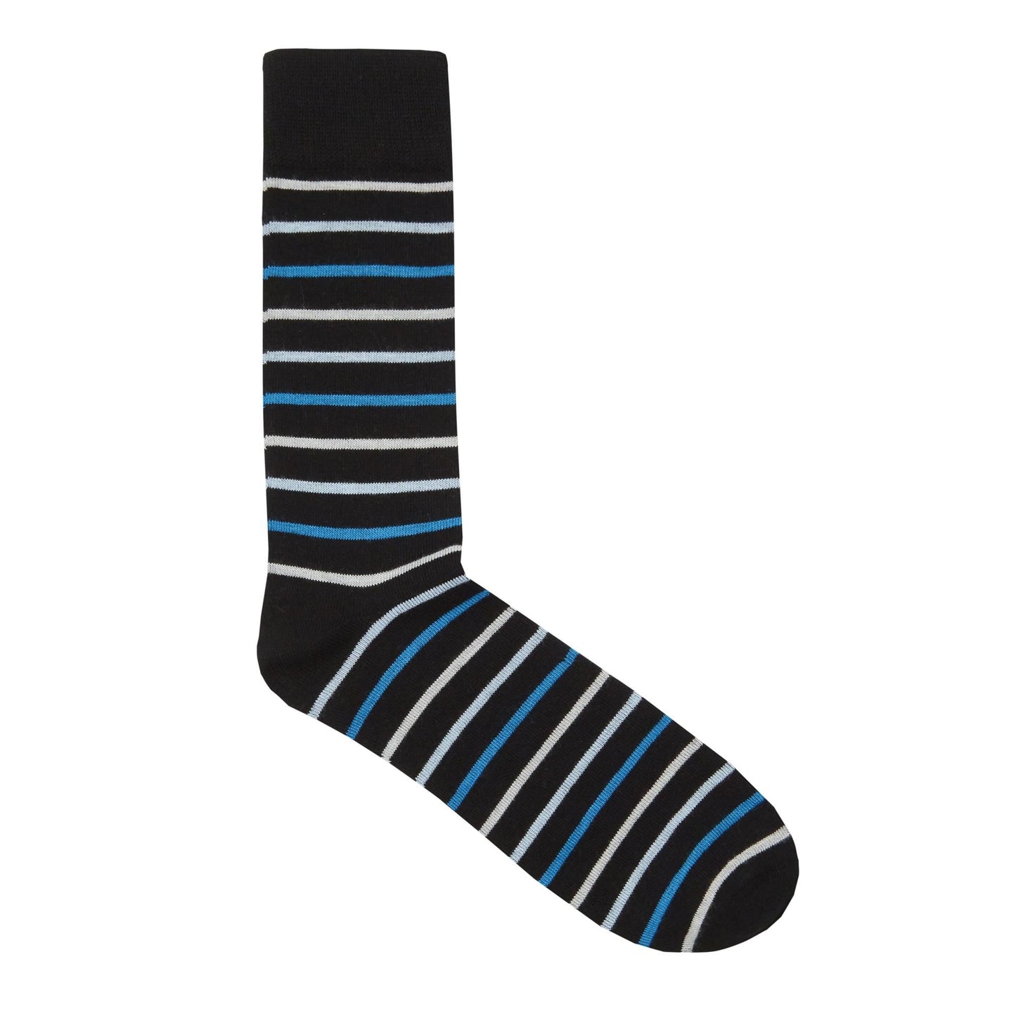 Mens 3 Pack of Striped Bamboo Socks