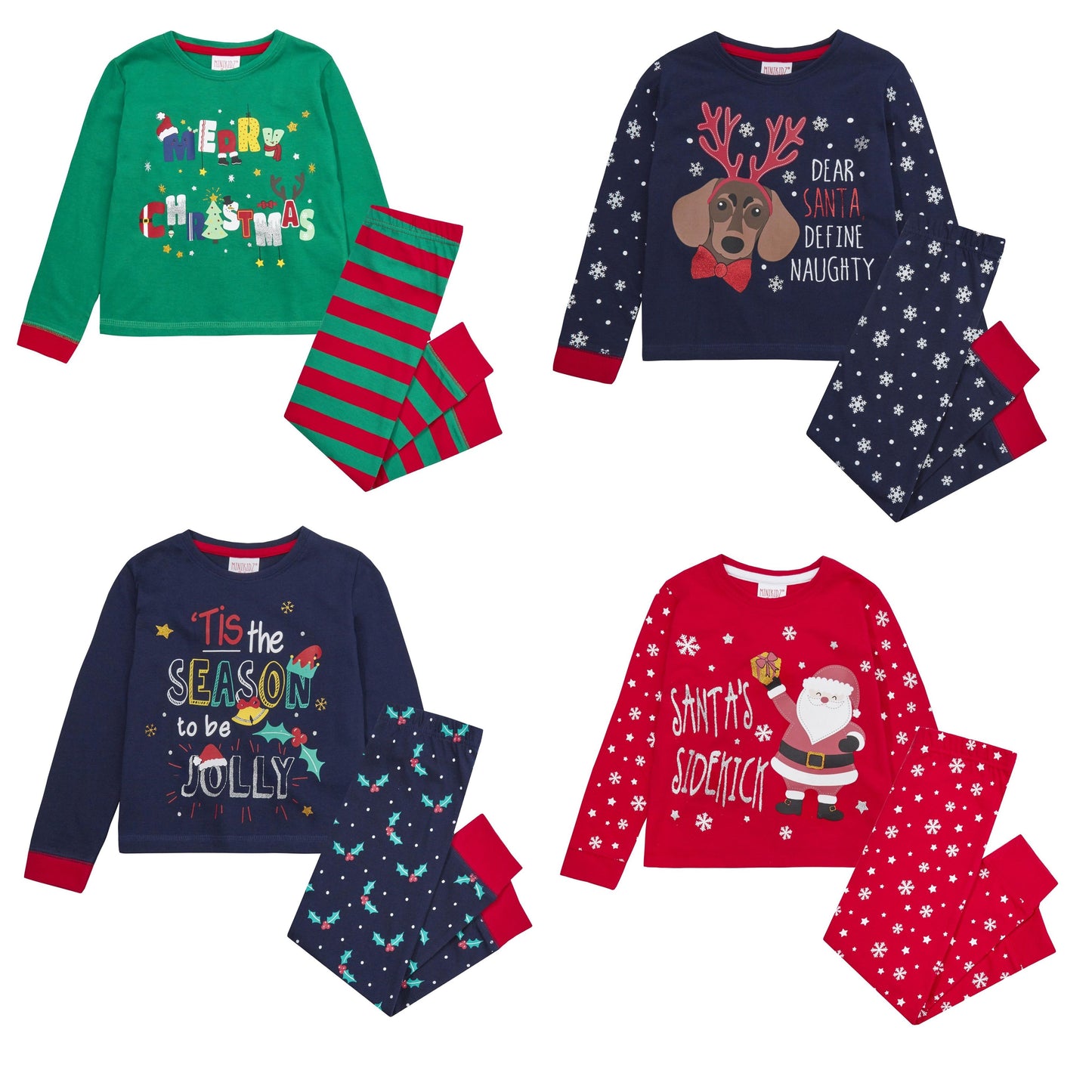 Childrens Christmas Design Pyjama Set ~ 2-6 years