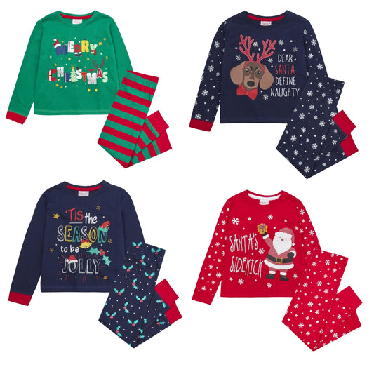Childrens Christmas Design Pyjama Set ~ 2-6 years