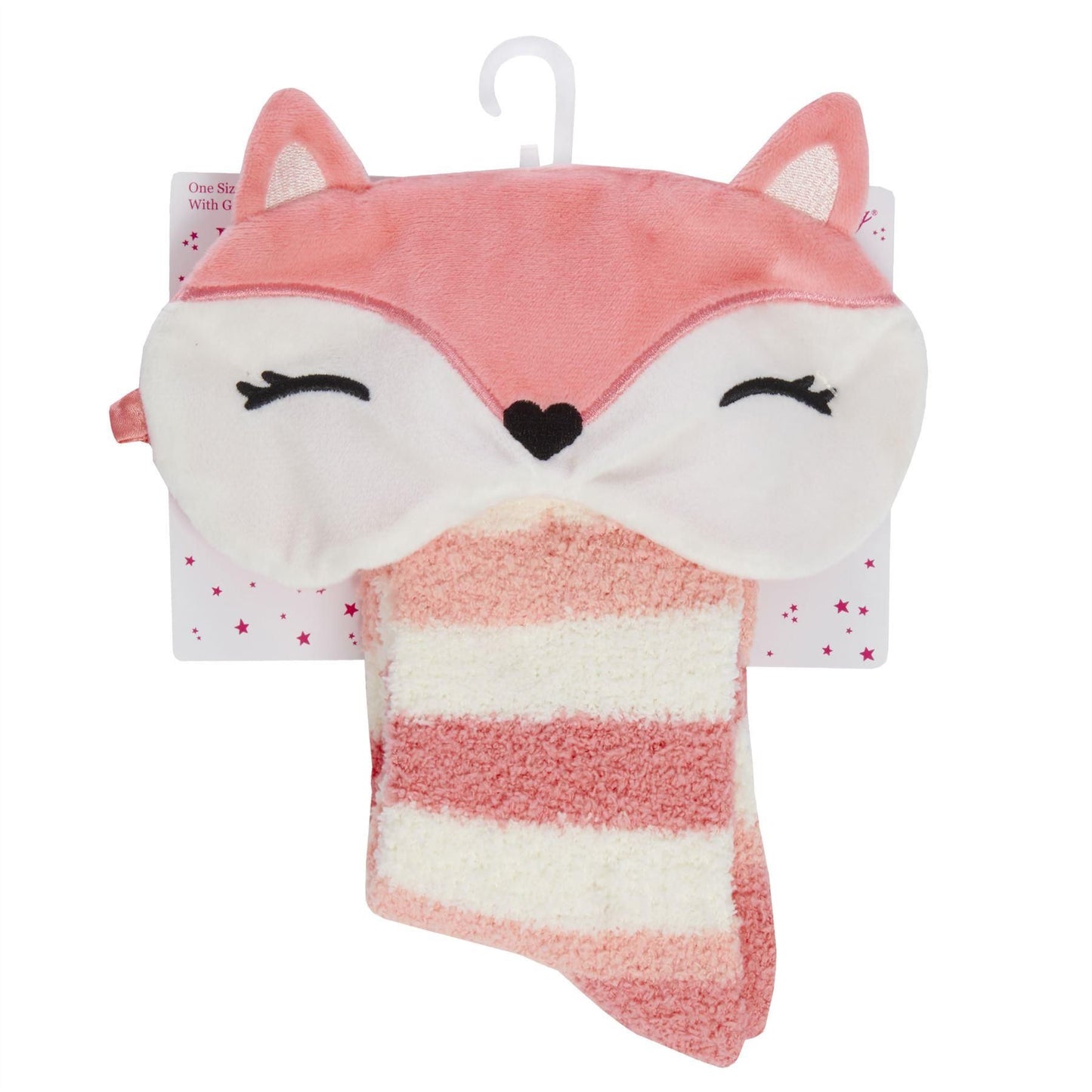 Ladies Eyemask and Cosy Slipper Sock Set