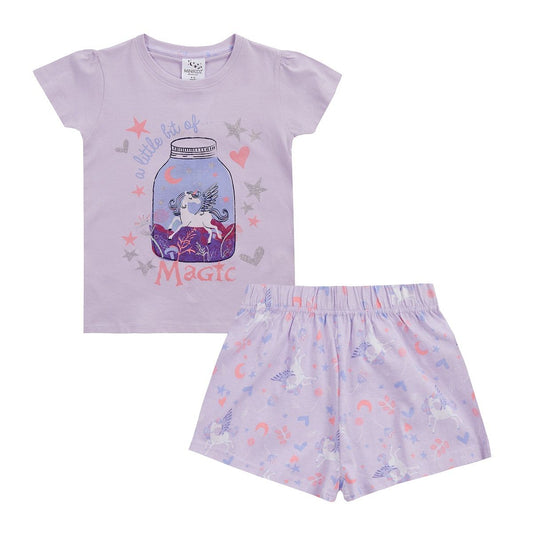 Childrens A Little Bit Of Magic Short Pyjama Set ~ 3-10 years