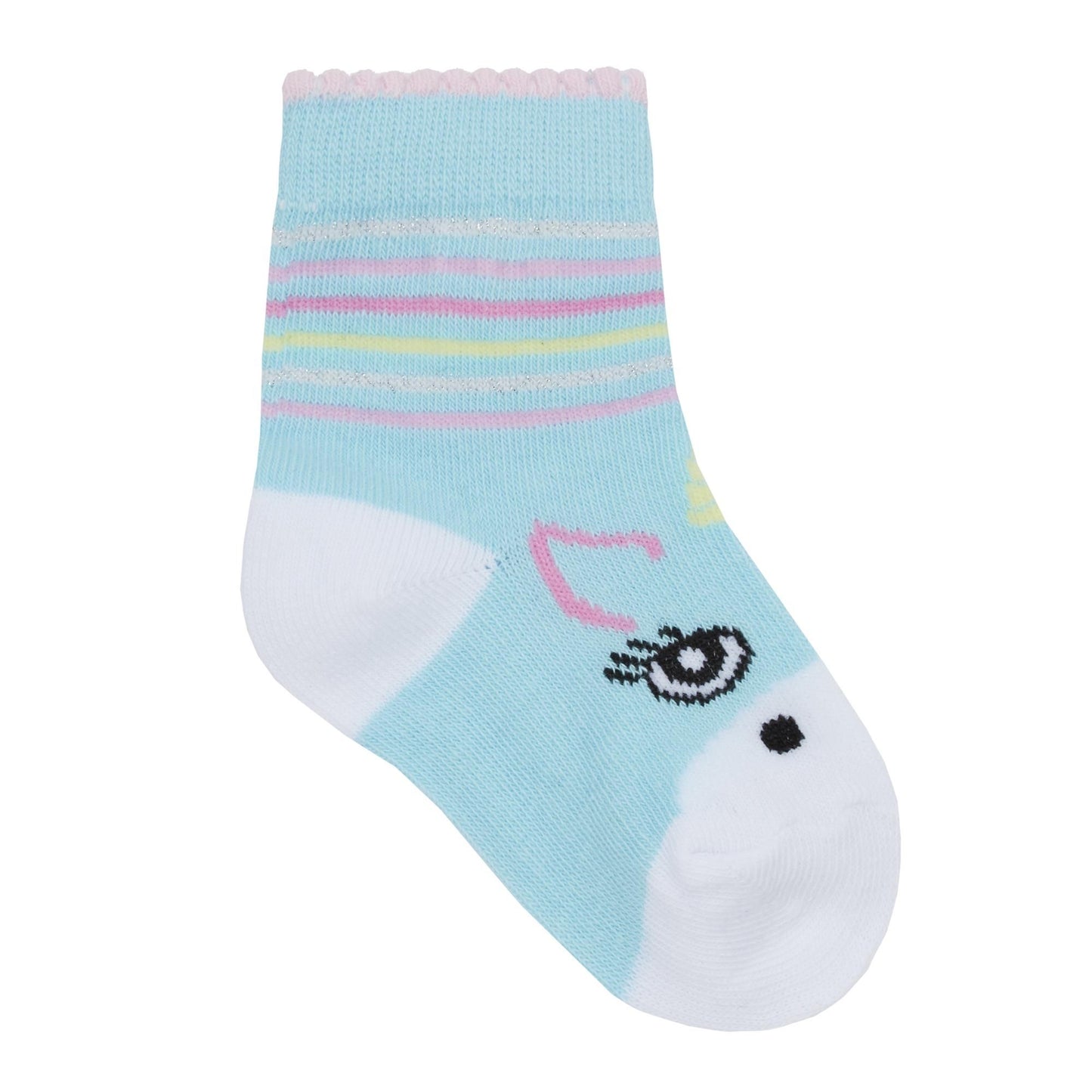 Babies 3 Pk of Unicorn Design Socks