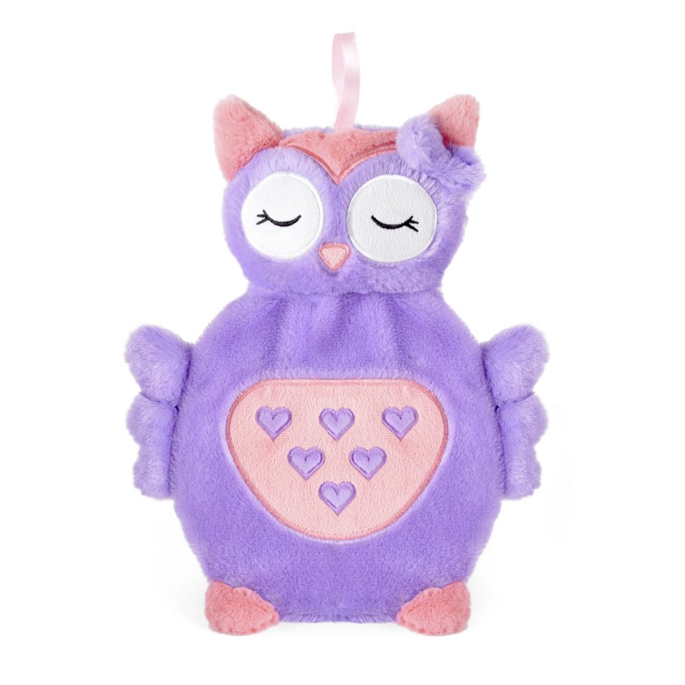 750ml Hot Water Bottle With Plush Owl Cover