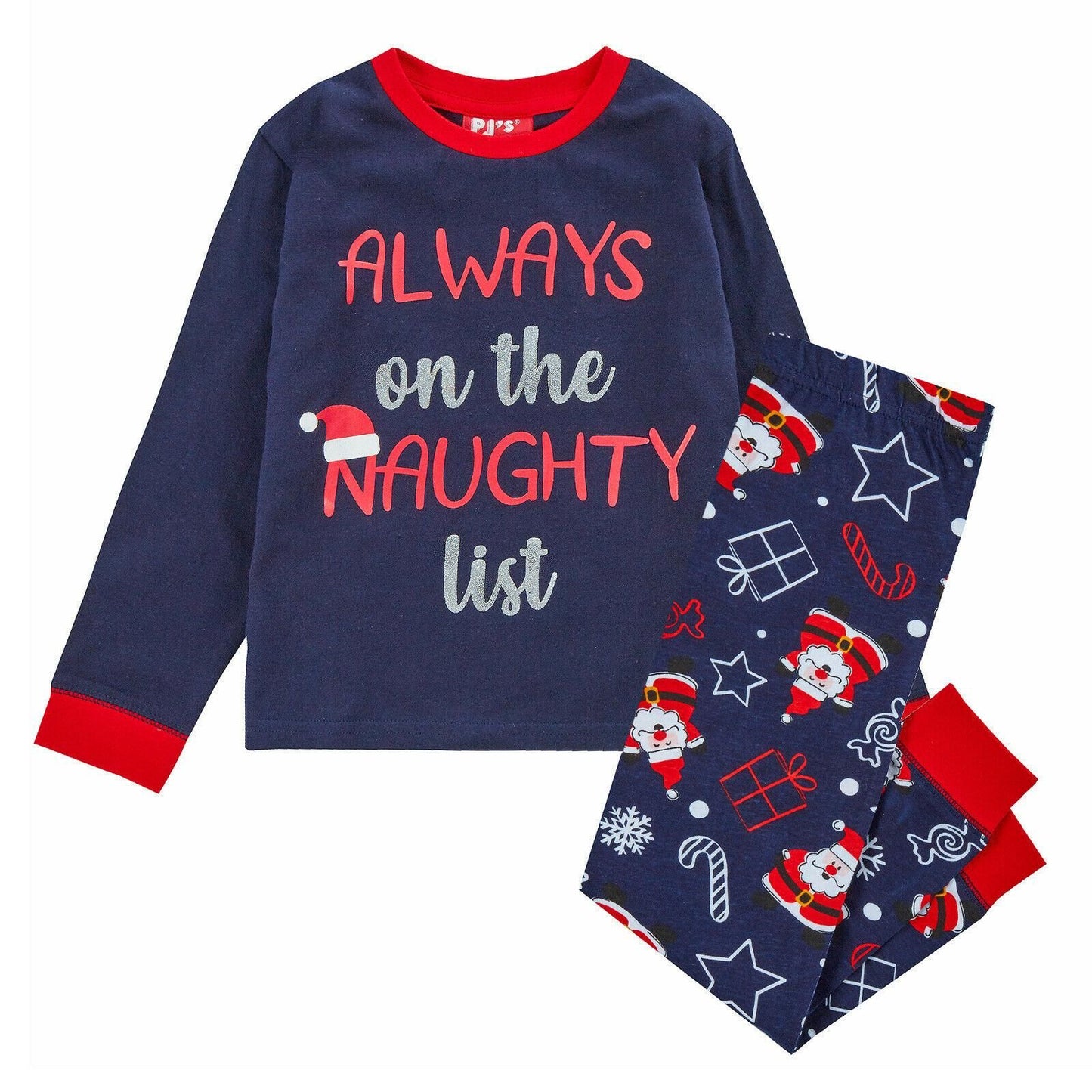 Family Christmas Naughty List Pyjama Set
