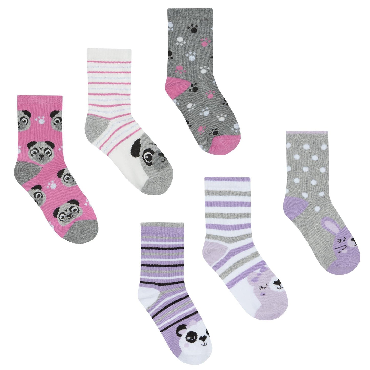 Childrens 3 Pk of Novelty Animal Socks