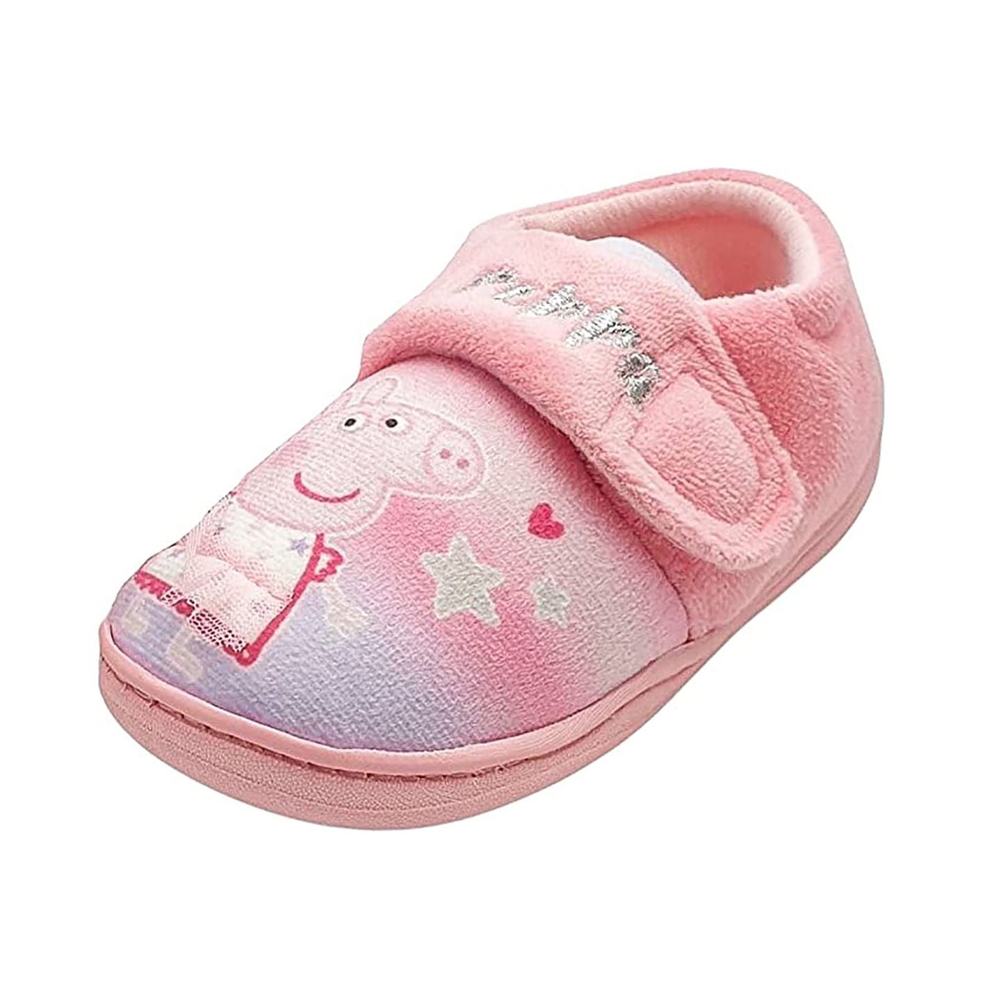 Girls Peppa Pig Zote Star Slippers