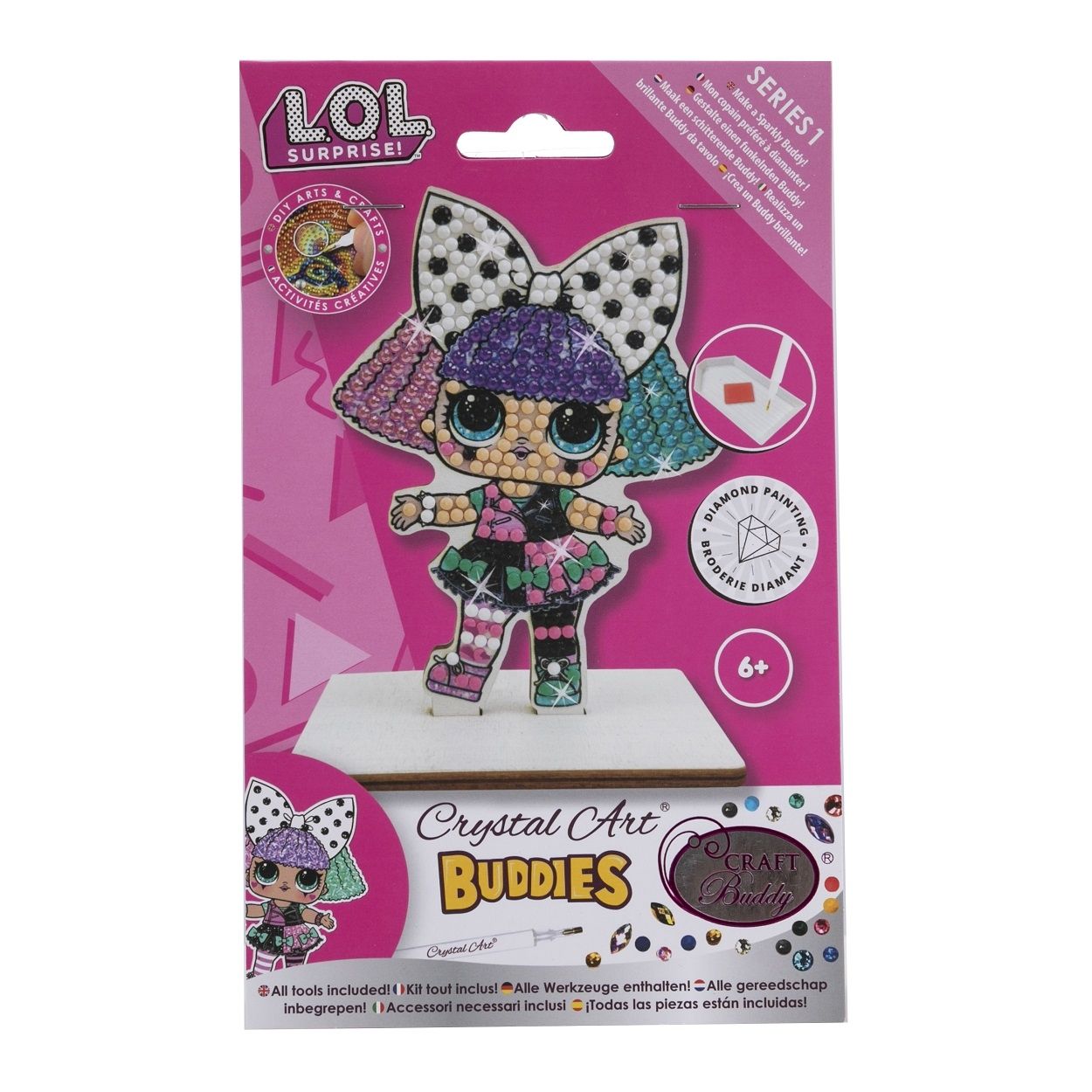 Craft Buddy Crystal Art Buddies Series 1 - Collectable Diamond Painting Figures