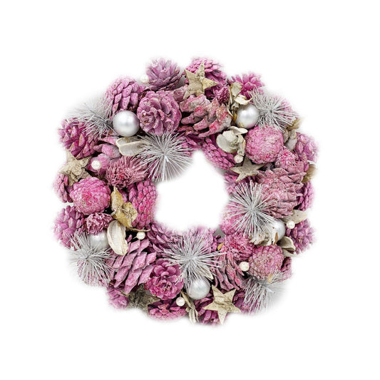 30cm Festive Christmas Door Wreath