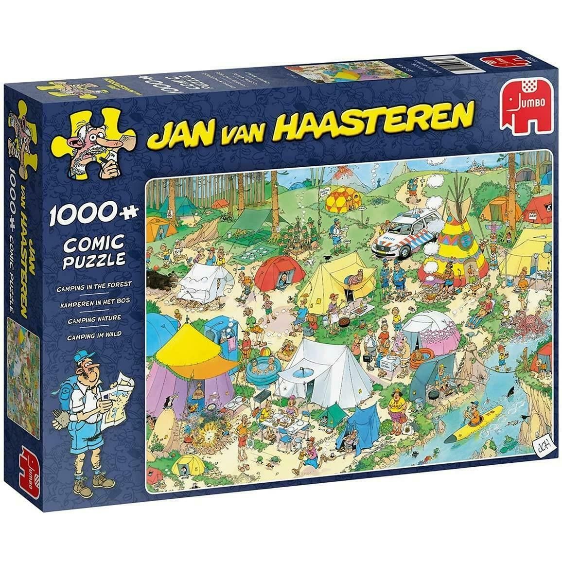 Jigsaw Puzzle - (Jumbo) - CAMPING IN THE FOREST - 1000 Pieces