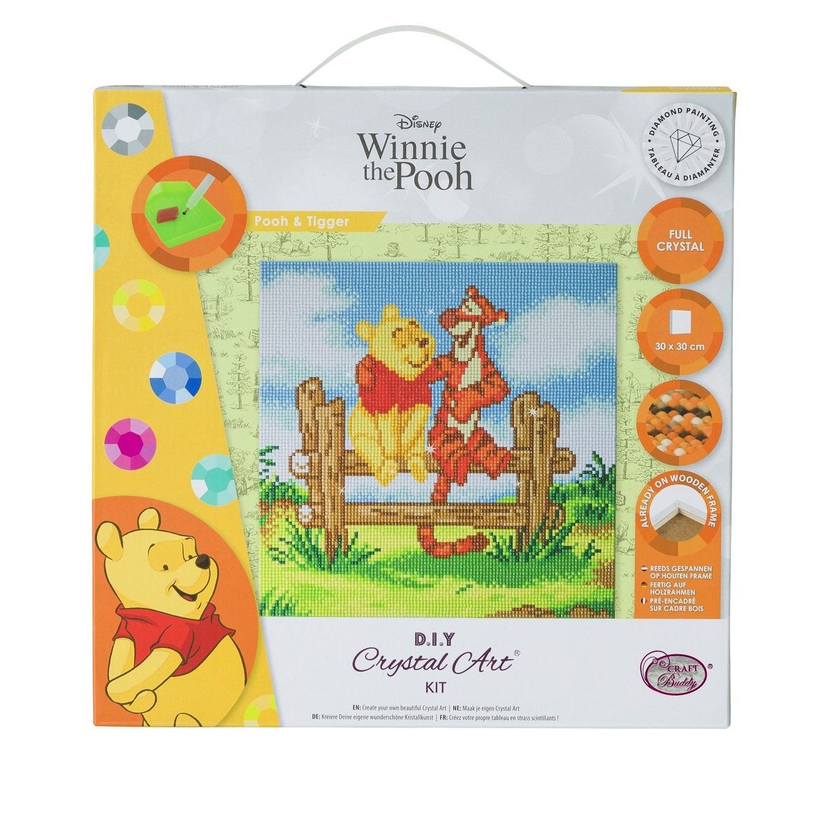 Craft Buddy Mounted Crystal Art Kit ~ Disney Range