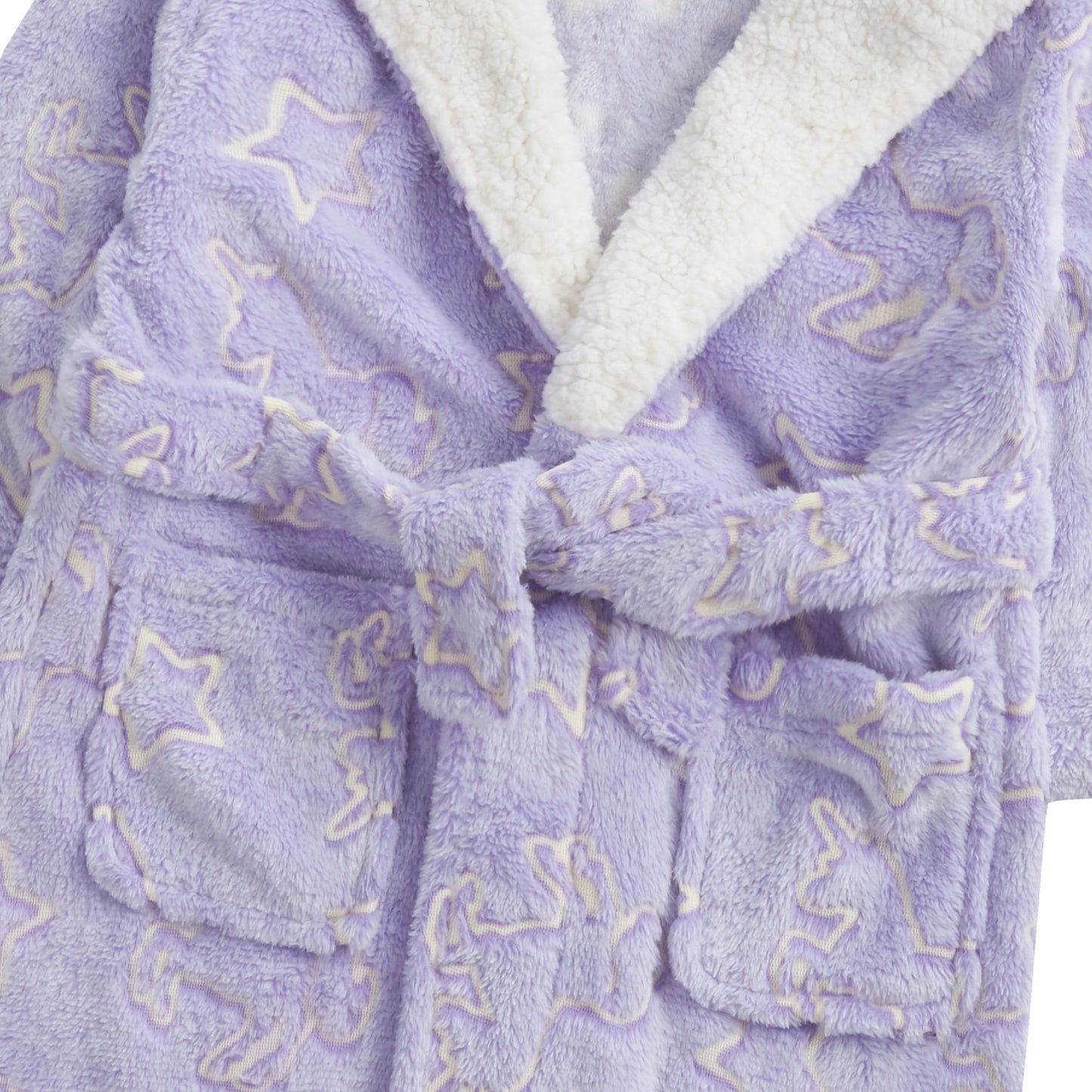Childrens Glow In The Dark Dressing Gowns ~ Dinosaur or Unicorn ~ 2-13 Years