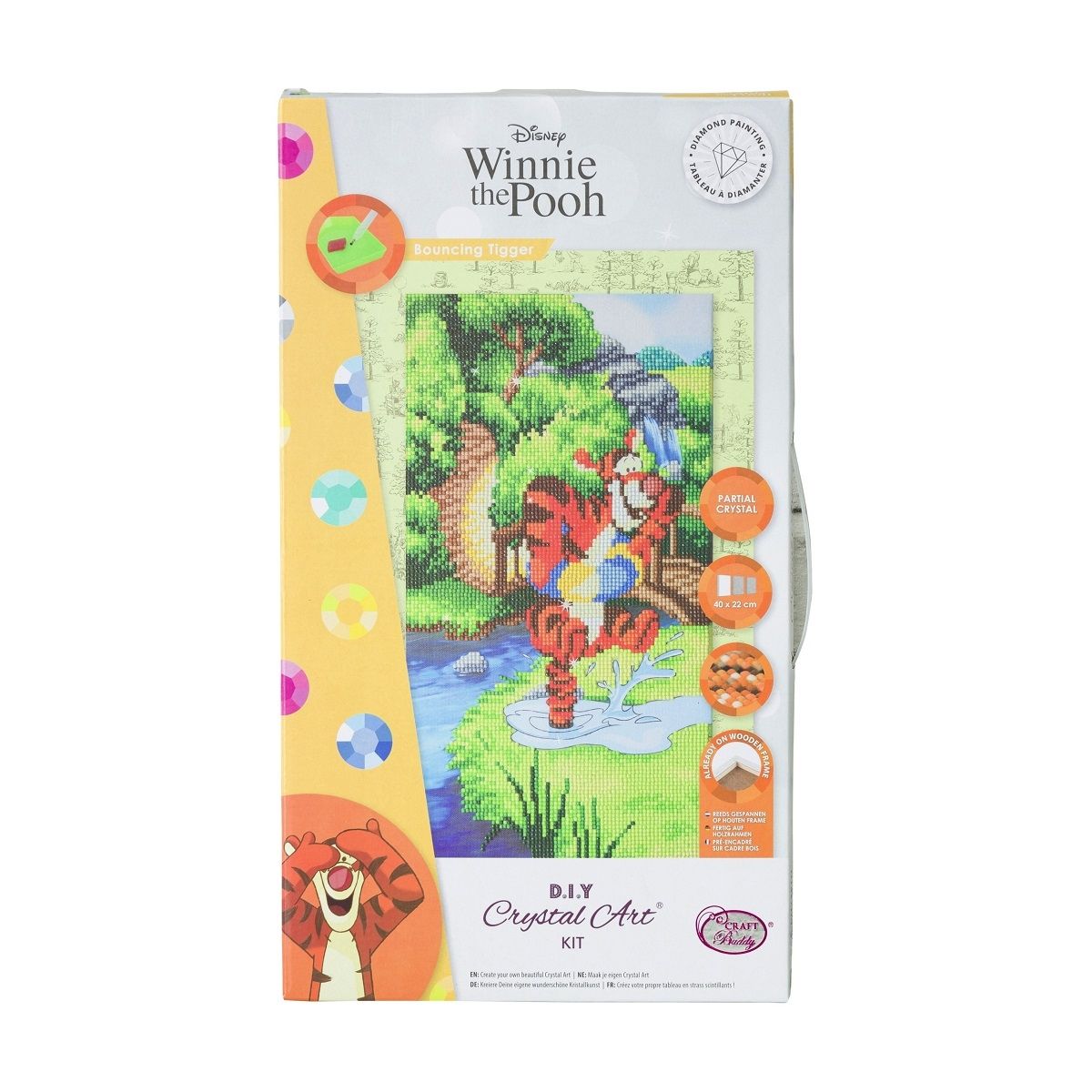 Craft Buddy Mounted Crystal Art Kit ~ Disney Range