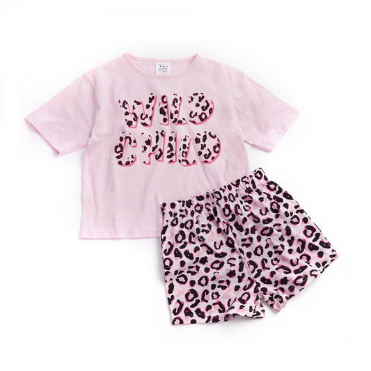 Childrens Wild Child Short Pyjama Set ~ 7-13 years