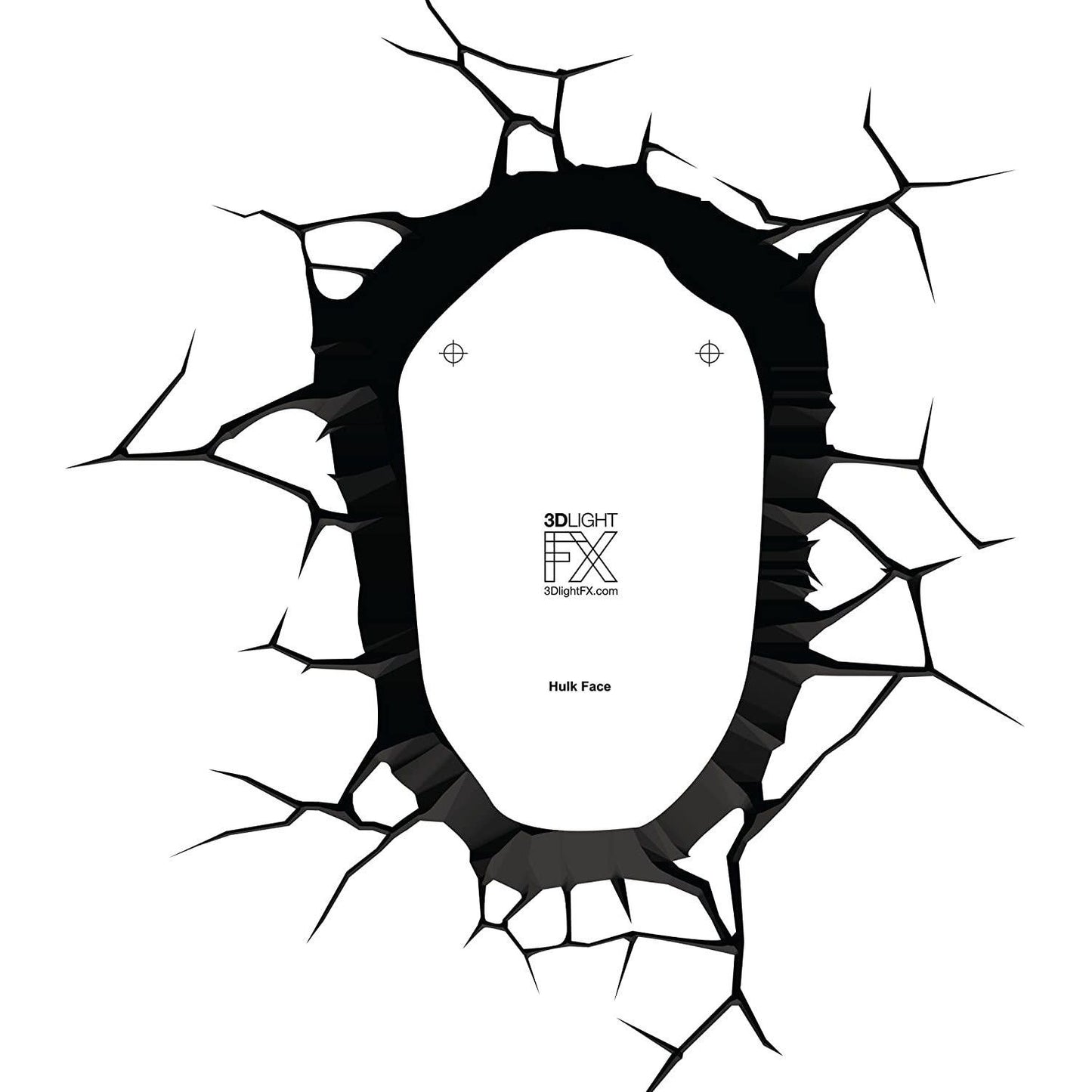 Avengers Hulk Face 3D Light