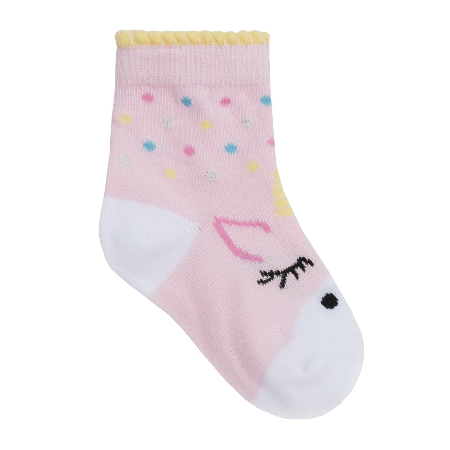 Babies 3 Pk of Unicorn Design Socks