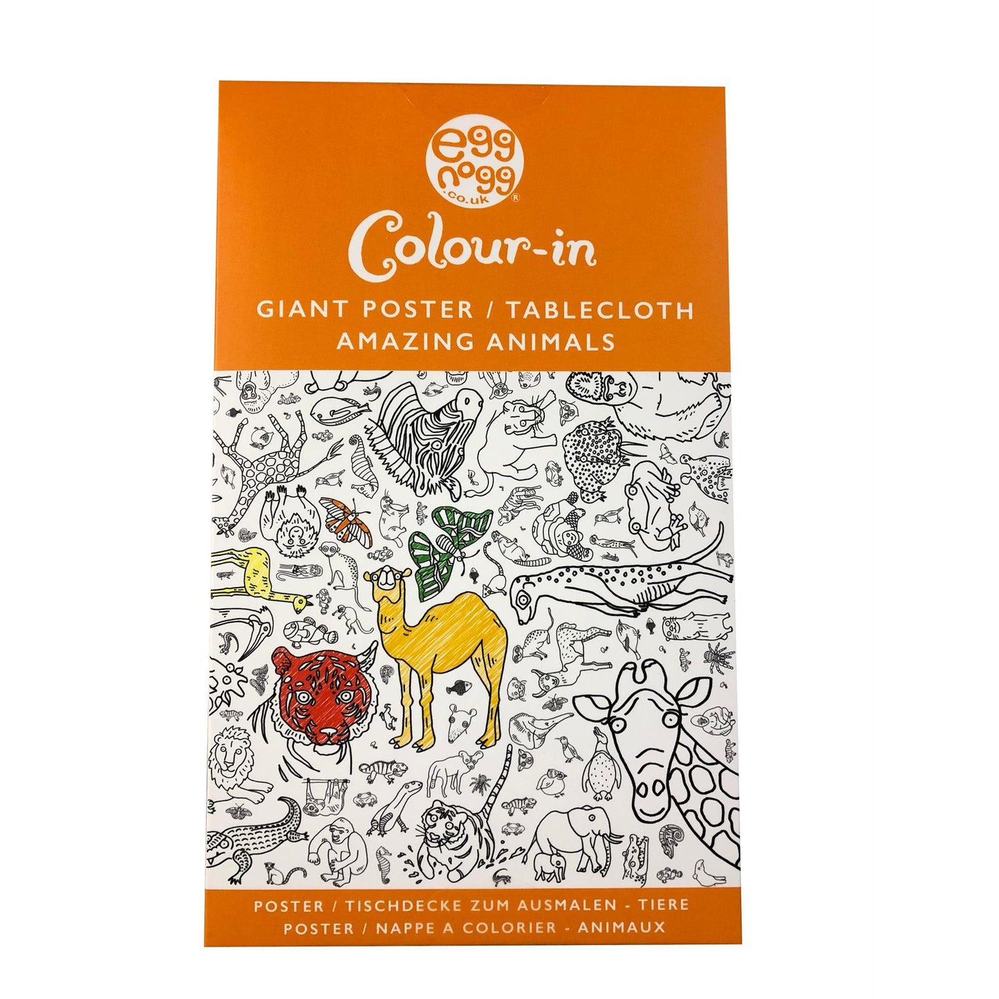 Eggnogg Colour In Giant Poster Tablecloth